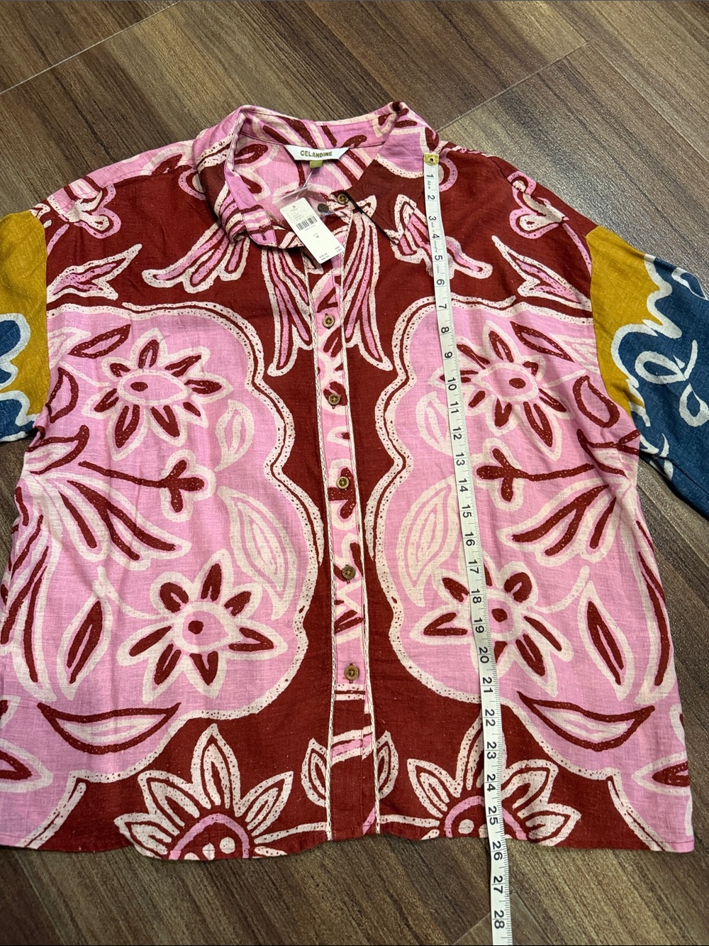 NWT Anthropologie Celandine Set Pink Floral Two-Piece Set - Picture 7 of 12